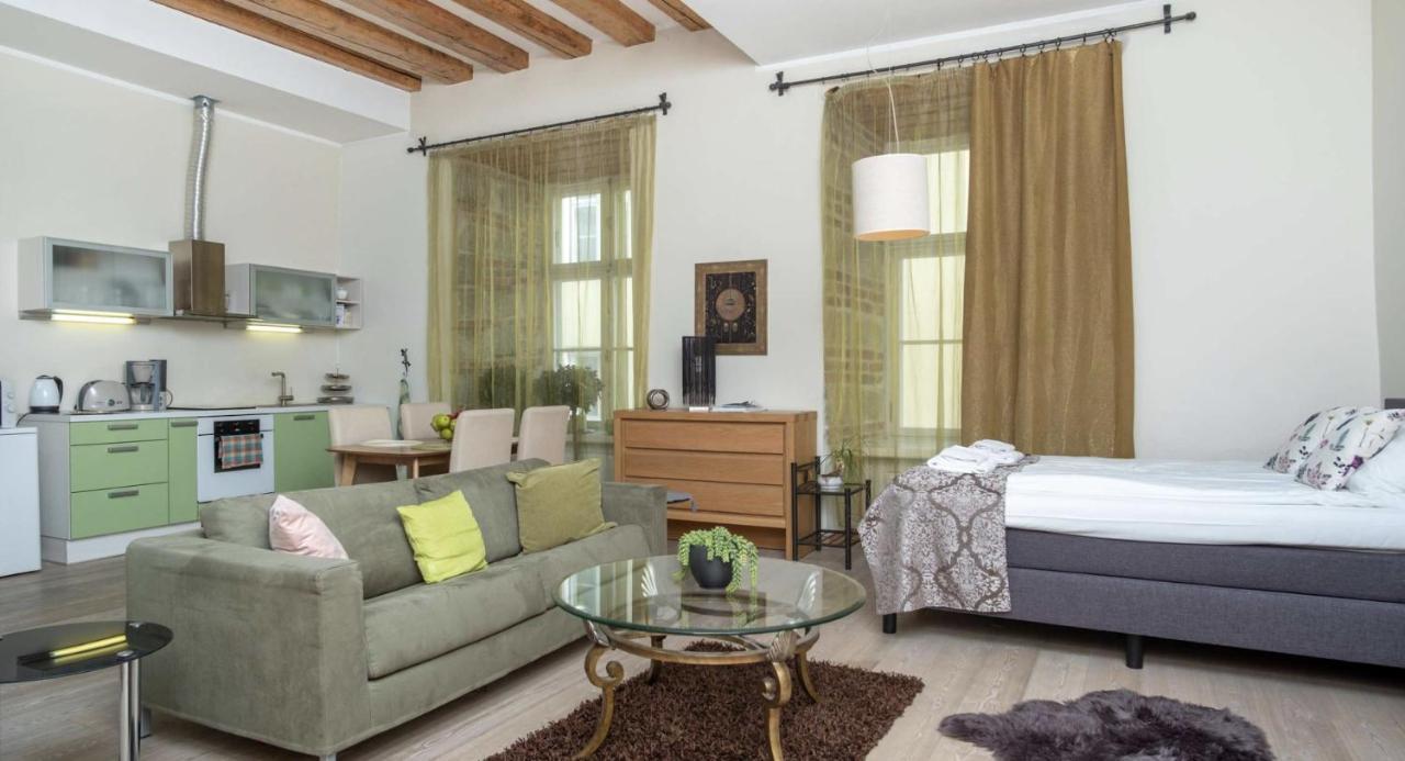 Spacious Studio Apartment In The Heart Of Old Town Tallinn Kültér fotó